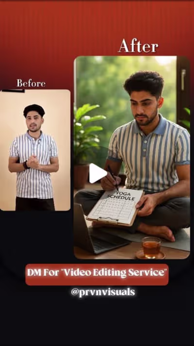 Yoga Reels Editing for Yoga With Rocky Dhaka