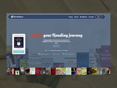 BookBlaze – Read Book Summaries Before You Buy