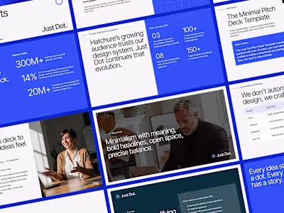 Just Dot – Minimalist Pitch Deck Template