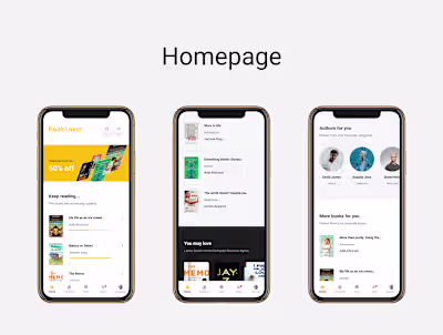 Book Lover - Reading Book Online Application UI
