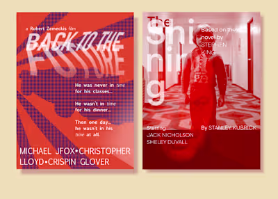 Alternative movie posters on Behance