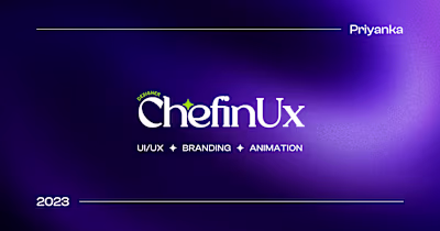 ChefinUX Portfolio Website