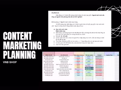 Content Marketing Planning for Badminton Shop