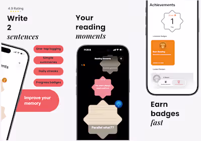 Readdy - the reading moments app