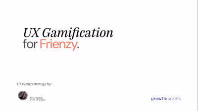 Product UX Gamification in Mobile & Web app design