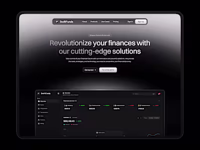 SwiftFunds Fintech Dashboard