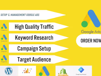 I will create a google ads adwords PPC campaign for you, startin