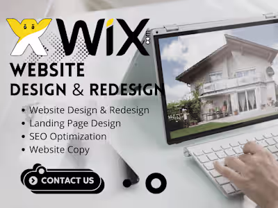 I will wix website design redesign wix website wix website