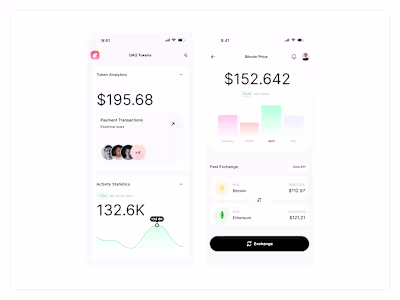 UI/UX Mobile: Real-Time Financial Data (iOS App)