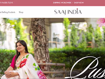 Saajindia Website Design & Development