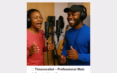 Studio-Quality Vocal Recordings for Music Projects