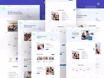 Economy Policy Website Design