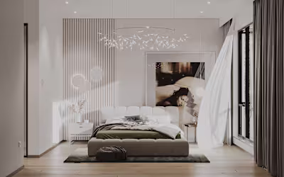 Simple and Stylish Bedroom Design on Behance