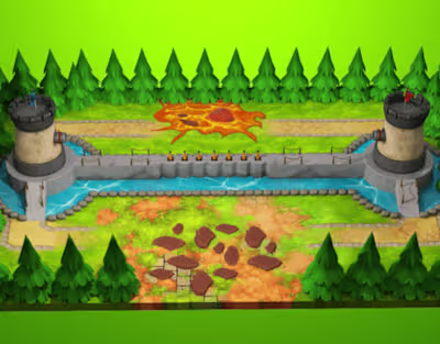 Tower game environment :: Behance