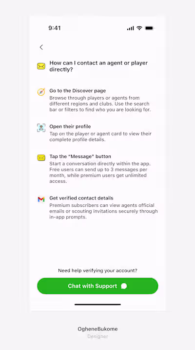 FAQ screen design for a mobile app project.🚀