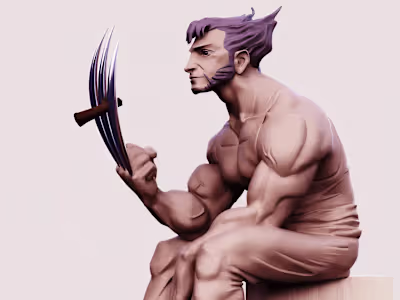Wolverine Stylized sculpt