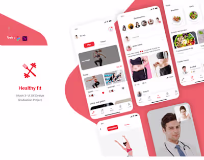 Healthy Fit App (UI UX Case Study) :: Behance