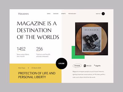 Holidays Magazine
This project is a