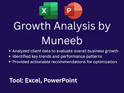 Growth Analysis by Muneeb
