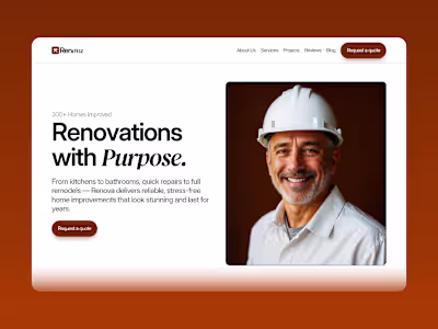 Renova - Home Improvement Website