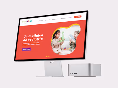 UI / Pronto Nino – Landing Page for a Pediatric Clinic