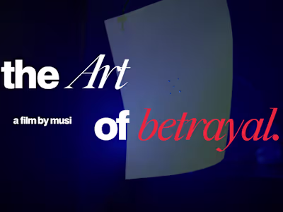 The Art Of Betrayal - YouTube