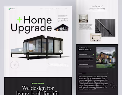 Home Upgrade. I approached this project from both a design a...