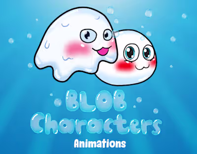 Blob Game Characters 