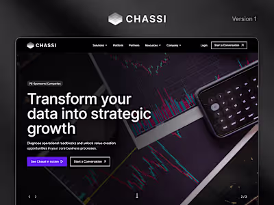 Chassi Website Design