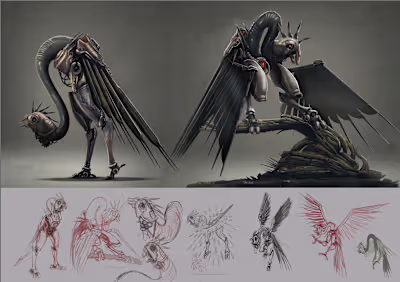 Gear Beak Character Concept Art
