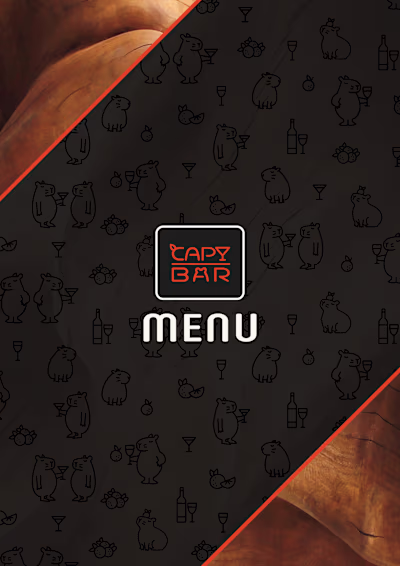 Capybar Menu Design