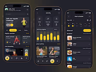 FitTrack – Smart Fitness & Nutrition App UI Hello, Everyone!...