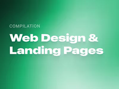 Websites & Landing Pages Design Compilation