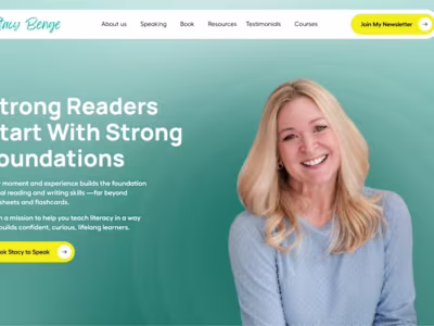 Website Design for Stacy Benge, M.S.