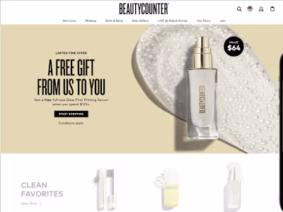 Beautycounter: Copywriting