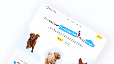 FurrryFriends Landing page