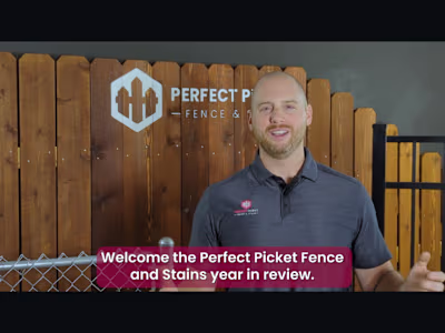 Perfect Picket Fence & Stain Year In Review 