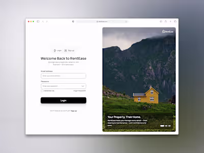 This was a fun one. I wanted to design a login screen that f...