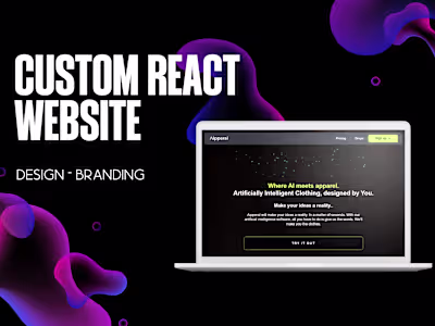 Custom Website Development ReactJS Node - Alpperal 