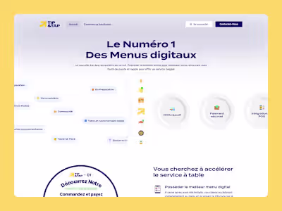 Tip&Tap Design and Webflow Development