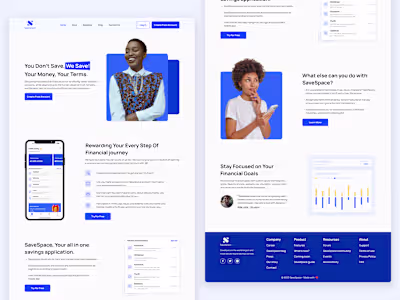 SAVESPACE - Landing Page