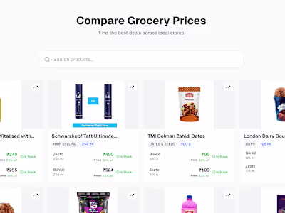 Grocery Price Comparison Web App