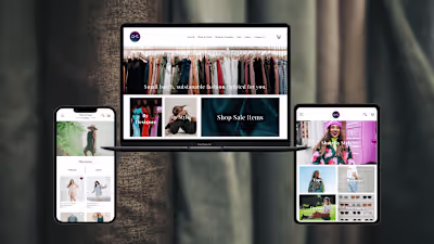 Velvet Sea Boutique Responsive Site Design