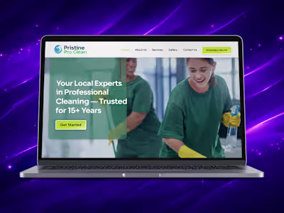 WordPress Website Development for PristinePro Clean