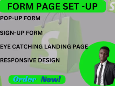RESPONSIVE FORM PAGE