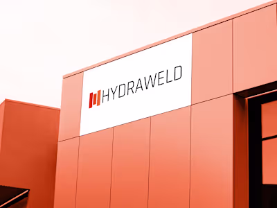 Hydraweld Rebranding + Web Design + Slide Deck