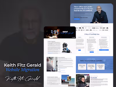 Website Migration and Design | Keith Fitz-Gerald 