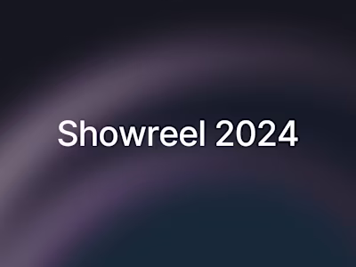 2024 Showreel