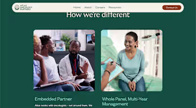 Atlas Oncology Partners, A Healthcare Website development in...