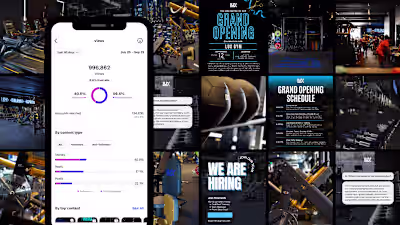 Social Media Launch Strategy | Luxury Gym
